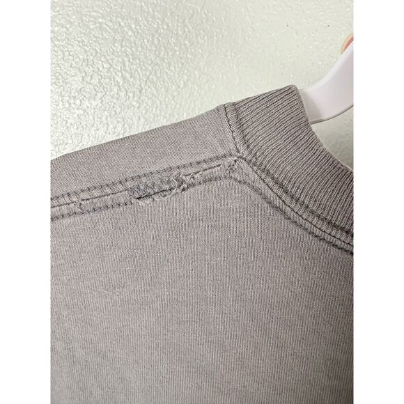 XL Charcoal Grey Long Cuffed Sleeved Original Fit Cotton Men’s Carhartt T-shirt - Picture 13 of 13